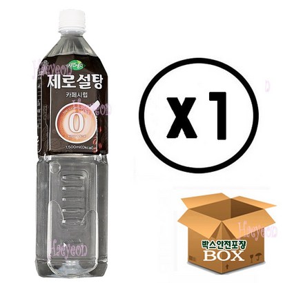 희창 자연생각 제로설탕 카페시럽(무설탕 제로 칼로리), 1개, 1.5L