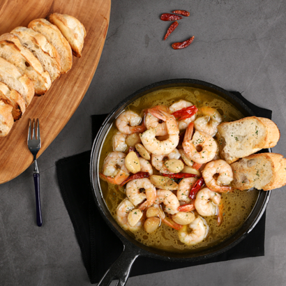 푸릇푸릇 수제 통마늘 감바스 알 하이요 660g 1세트 (바케트 포함), 1개