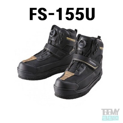 시마노 FS-155U 펠트교체형단화 갯바위단화, 280, 블랙 280