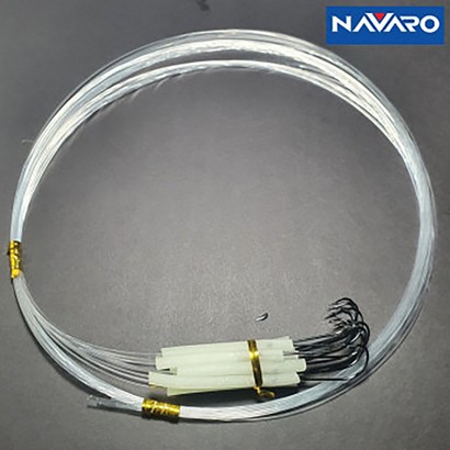 나바로 수제갈치바늘 2호 3호 갈치채비 장축광튜브 갈치바늘 바다낚시바늘, 1개, 10개입