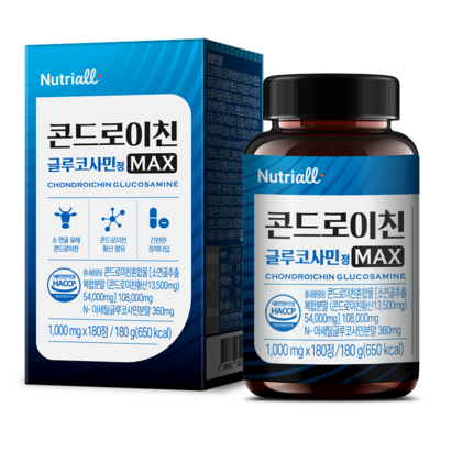 콘드로이친 글루코사민 1000mg x 180정 6개월분, 1개