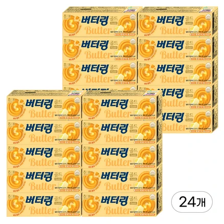 해태 버터링, 86g, 24개