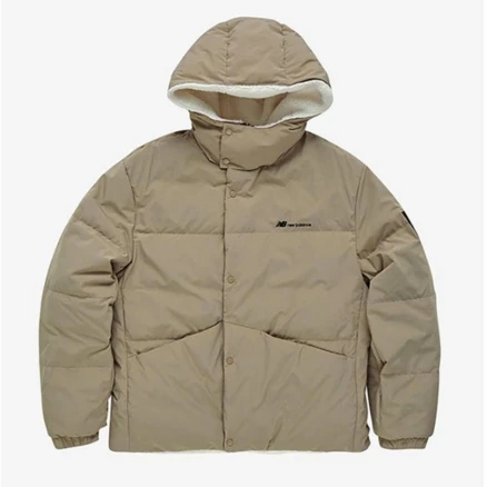 뉴발란스 남녀공용 플리스 리버시블 다운 NBNPC41073 카키