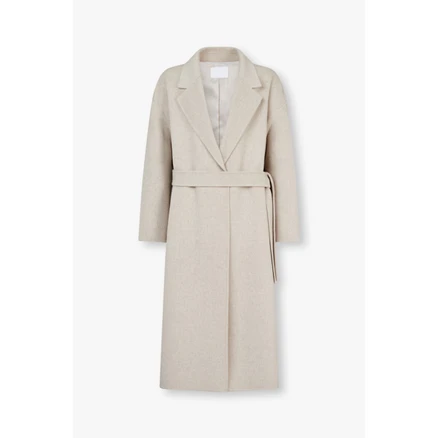 보브 VOV (7114416992)캐시미어 블렌드 벨티드 롱 코트