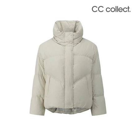 CC콜렉트 오버사이즈 하이넥 숏다운 점퍼 BE_E234PSG184 176229 {!마감임박!}, FREE_99, Beige_BE1