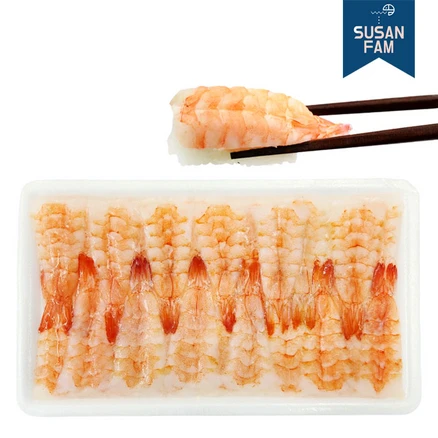 초밥용 초새우 전사이즈 (M-4L) 스시재료 일식, M사이즈 150g, 1개