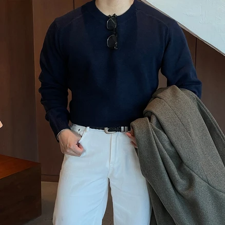 [남자다잉] 레민 캐시라이크 니트