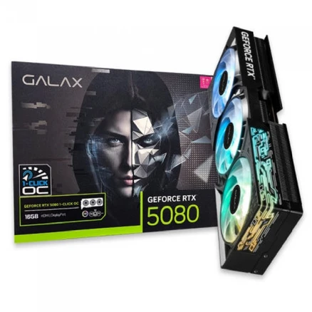 갤럭시 GALAX 지포스 RTX 5080 BLACK OC D7 16GB
