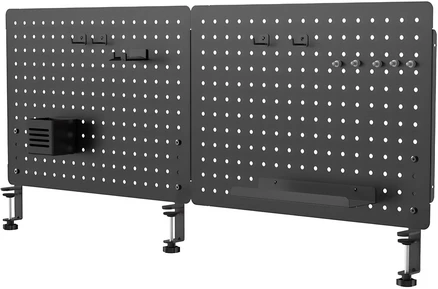 카멜마운트 다용도 파티션 타공판 1160 x 501mm, 1개, 블랙