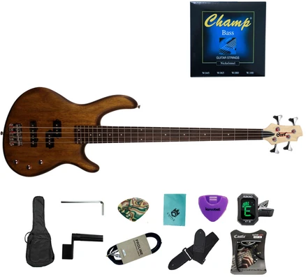 콜트 Action PJ 베이스 기타 + 구성품 11종, Open Pore Walnut, 1개