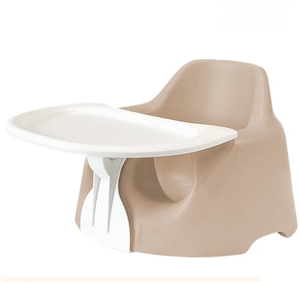 젤리맘 유아용 점보의자 의자 + 트레이 세트, 앰버베이지