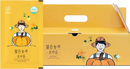 푸릇담 국내산 젊은농부 호박즙, 3L, 1개