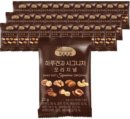 하루견과 시그니처 오리지널, 22g, 50개