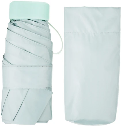 코멧 UV 99.9% 자외선(UV) 차단 초경량 5단 미니 우산 양산 겸용 + 커버포함