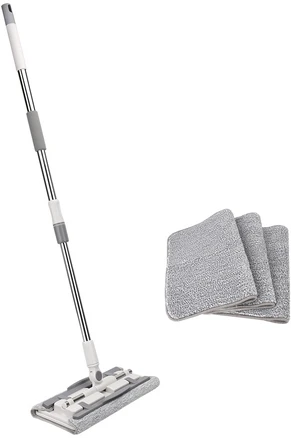 코멧 다용도 밀대걸레 + 극세사 걸레 3개입, 1개