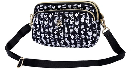 [크로커다일레이디] 프린트 미니 크로스백_CLDMB1212