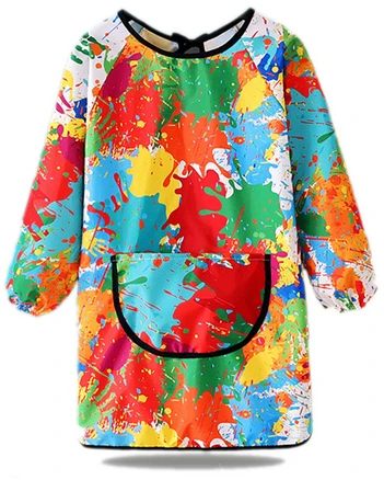 팝아트 유아 미술 방수 앞치마 어린이 초등학생 초등 여아 남아 초등생 아동 키즈 초등학교 가운