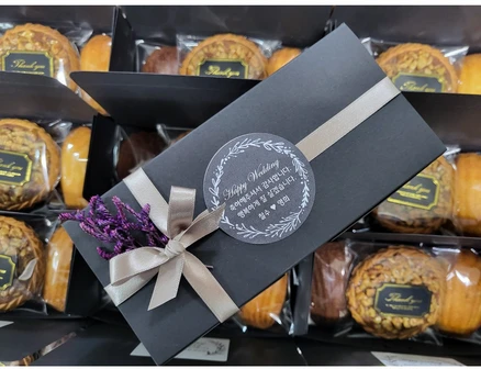 [맛있는하루] 호두타르트쿠키6종 답례품세트, 10세트, 180g