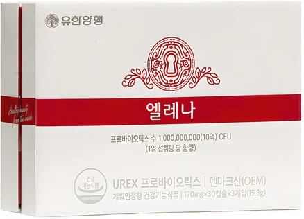 엘레나 UREX 프로바이오틱스 유산균, 90정, 1개