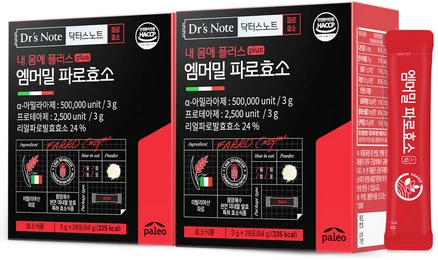 닥터스노트 팔레오 엠머밀 파로 효소 28p, 84g, 2개