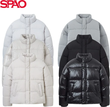 [국내매장정품] 스파오 남녀공용 경량 숏패딩 SPAO 푸퍼 생활방수 아웃도어 레귤러핏