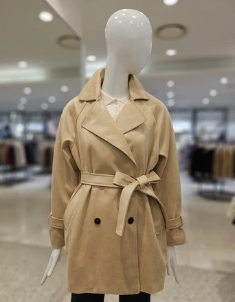 올리브데올리브 스웨이드더블트렌치코트YW5SR152 마감임박!!!