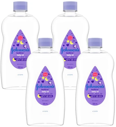 존슨즈 베드타임 베이비 아기 유아 오일 500ml x 4, 4개