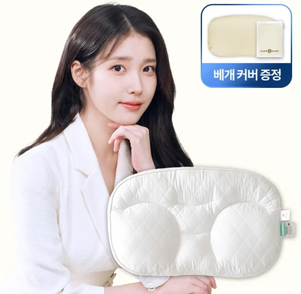 (+베개커버 증정) 슬립앤슬립 깊은잠베개, 화이트, 1개