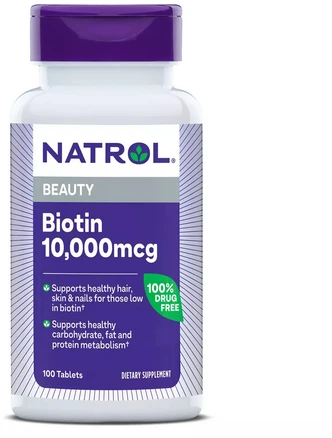 나트롤 비오틴 뷰티 10000mcg 타블렛, 100정, 1개
