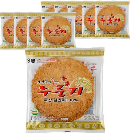참좋은식품 국내산 가마솥의 누룽지, 200g, 10개