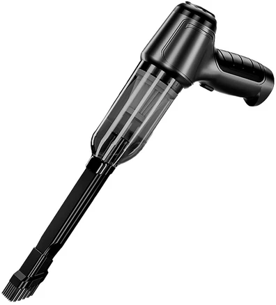 차량용 무선 진공 청소기 소형 에어건 ST-6645, 블랙