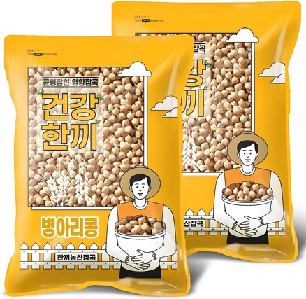 병아리콩 4kg (2kg+2kg) 슈퍼푸드, 2kg, 2개