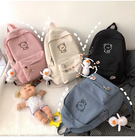 키즈 주니어 백팩 초등학생 학교 가방 세컨드백