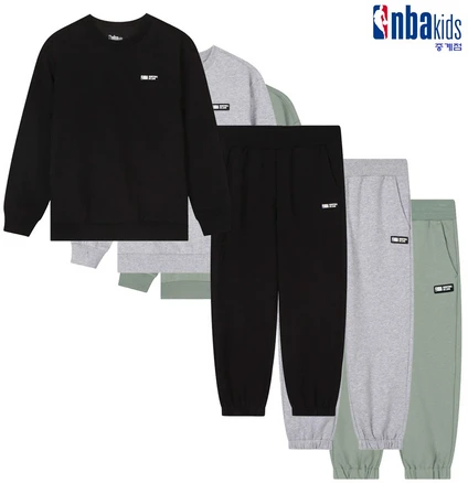 NBA키즈 중계점 느바키즈 NBAKIDS 스탠다드 핏 에센셜 트레이닝 세트 K243ST010P
