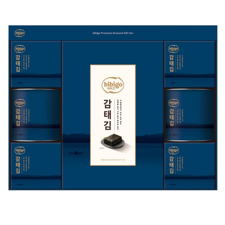 비비고 감태김 혼합 1호 + 쇼핑백 세트