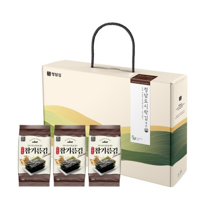 정담 참기름김 도시락김 선물세트