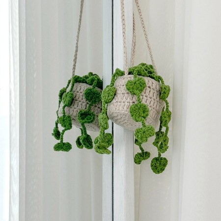 케이트가든 니트 행잉 플랜트 미니 장식 소품