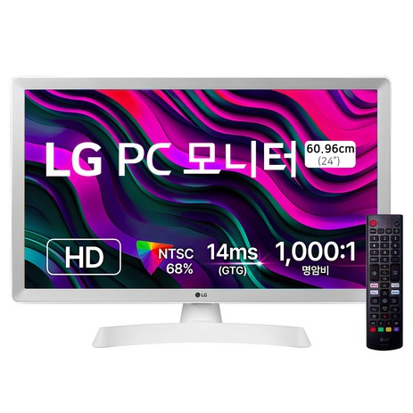 LG전자 HD 스마트 TV 모니터, 60cm, 24TQ510SW-추천-상품