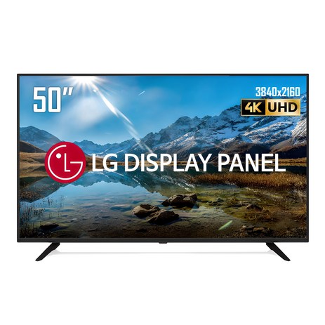 화봄 UHD LED TV 127cm(50인치) CR500UHD ULTRA Full HD 가성비 텔레비젼 에너지1등급, 스탠드형, CR500UHD 자가설치-추천-상품