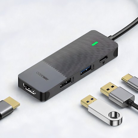 코드웨이 USB C타입 노트북 멀티허브-추천-상품