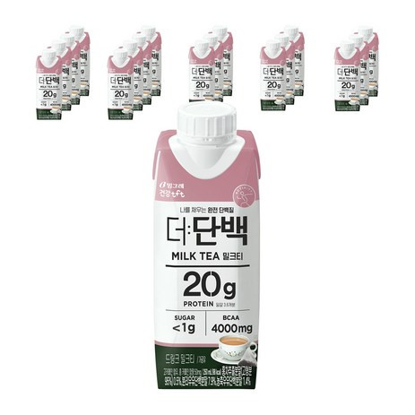 더단백 단백질 드링크 밀크티, 250ml, 18개-추천-상품