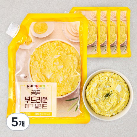 곰곰 부드러운 에그 샐러드, 800g, 5개-추천-상품