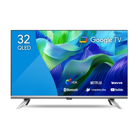 더함 FHD QLED 구글 OS 스마트TV, 81cm(32인치), NA321QLED, 스탠드형, 고객직접설치-추천-상품