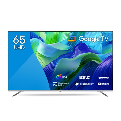 더함 4K UHD LED IPS 구글 OS SMART HOME60 24K1 TV, 165cm(65인치), NA652UHD, 벽걸이형, 방문설치-추천-상품