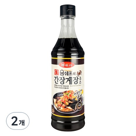 움트리 움쉐프의 간장게장소스, 1kg, 2개-추천-상품