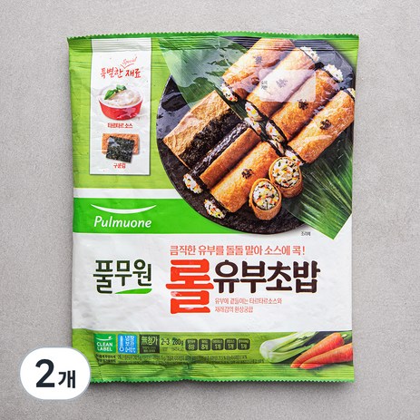 풀무원 롤유부초밥, 280g, 2개-추천-상품