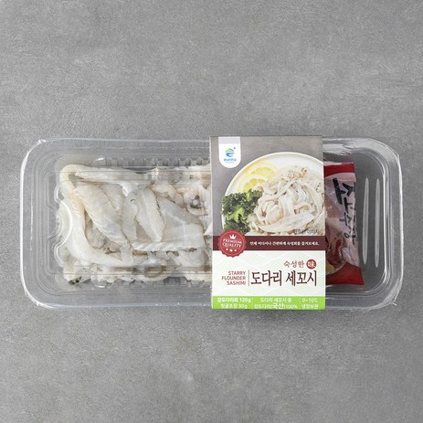 은하수산 숙성한 도다리 세꼬시 (냉장), 120g, 1팩-추천-상품