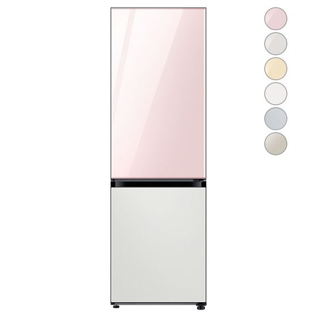 [색상선택형]-삼성전자-비스포크-냉장고-방문설치-글램-핑크-+-코타-화이트-추천-상품