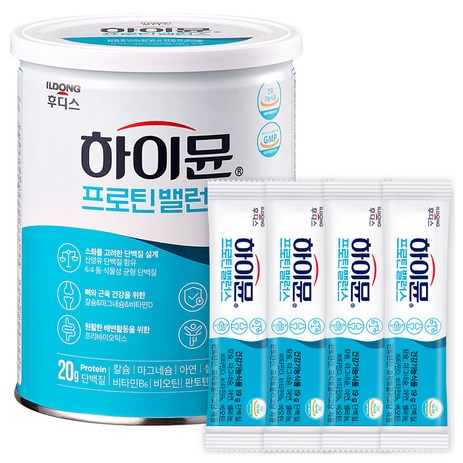 일동후디스 하이뮨 프로틴 밸런스 캔 304g + 스틱 19g x 4p, 380g, 1세트-추천-상품