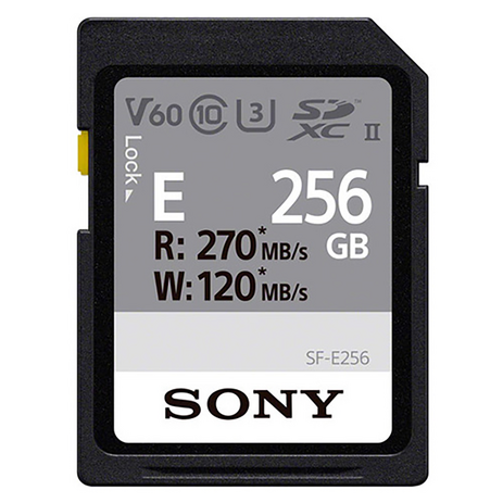 소니 SDXC UHS 2 U3 메모리카드 SF-E256, 256GB-추천-상품